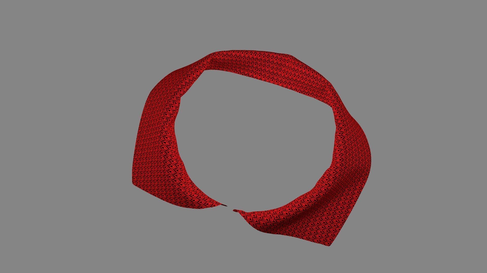 Dress collars scarves and necklaces decorated 3d models 3D model_5
