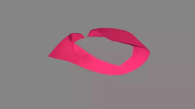 Dress collars scarves and necklaces decorated 3d models