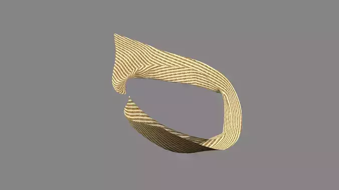 Dress collars scarves and necklaces decorated 3d models