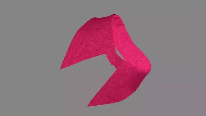 Dress collars scarves and necklaces decorated 3d models