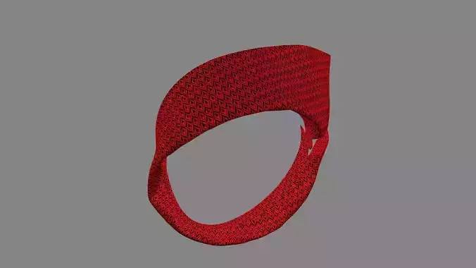 Dress collars scarves and necklaces decorated 3d models