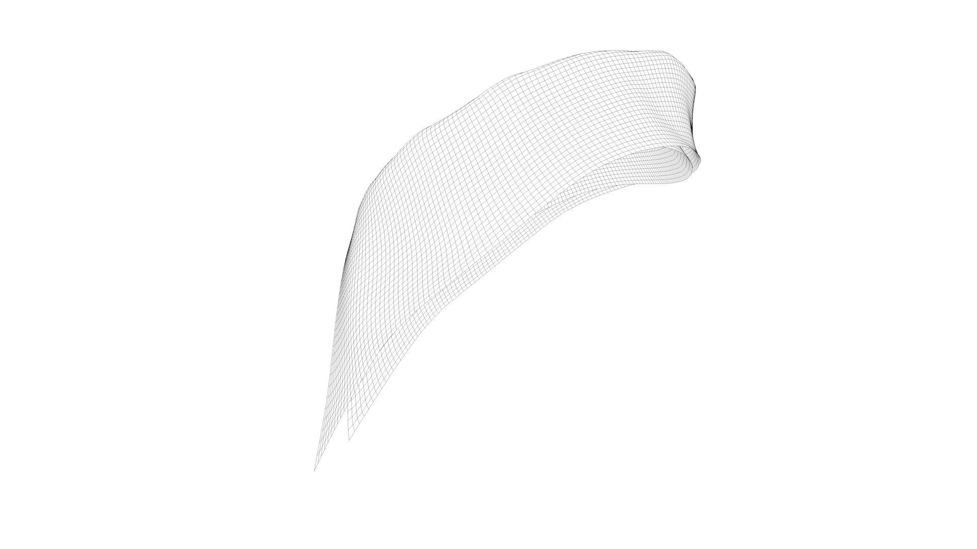 Dress collars scarves and necklaces decorated 3d models 3D model_8