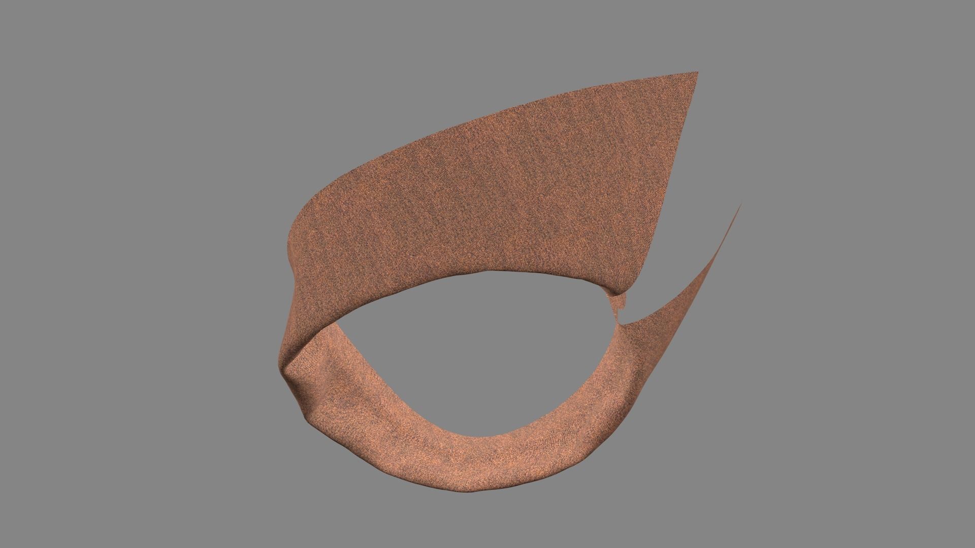 Dress collars scarves and necklaces decorated 3d models 3D model_3