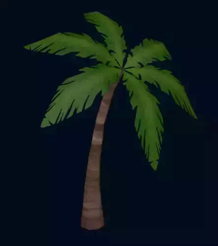 Low Poly Palm Tree Low-poly 3D model