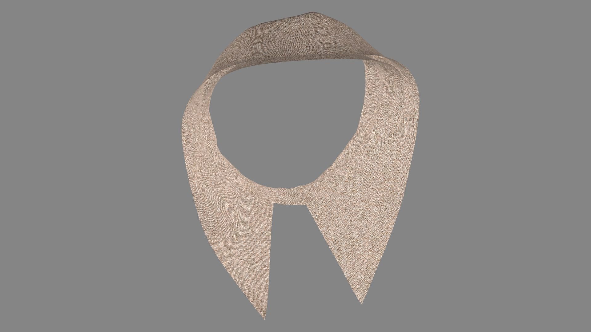 Dress collars scarves and necklaces decorated 3d models 3D model_2