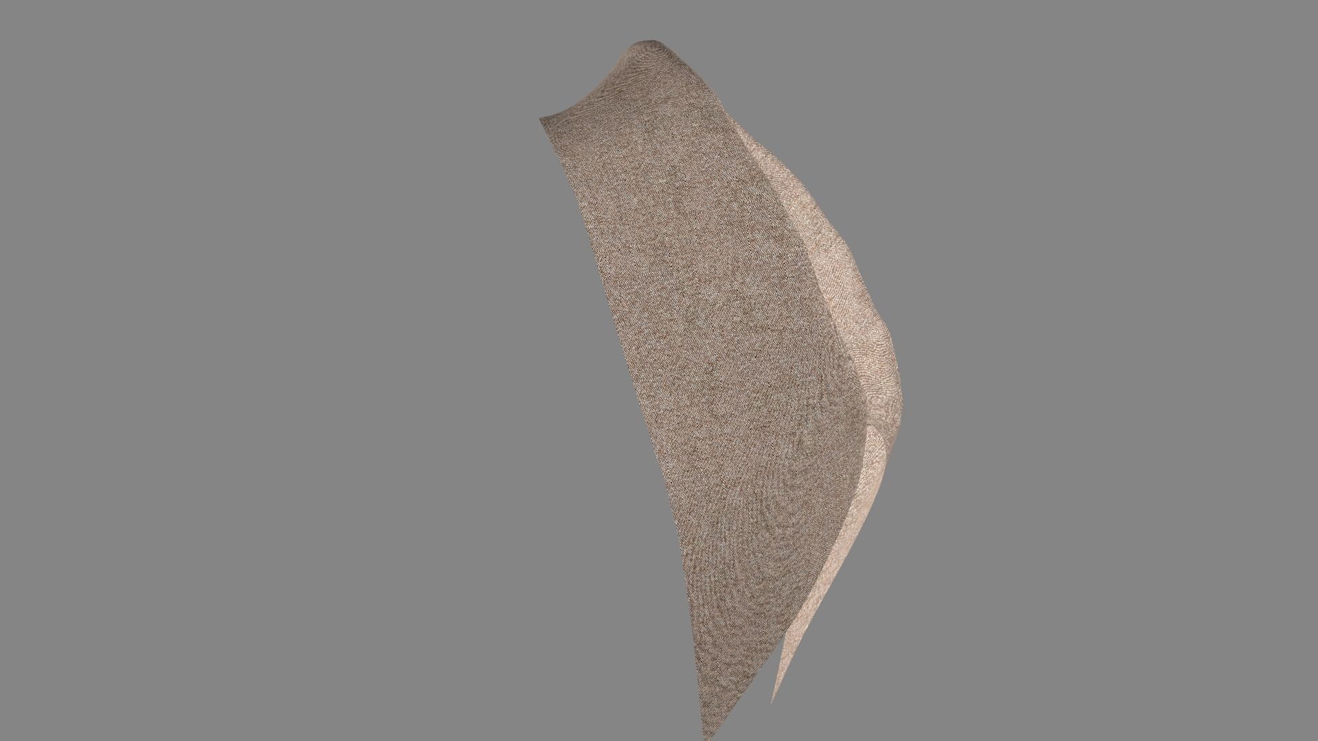 Dress collars scarves and necklaces decorated 3d models 3D model_3