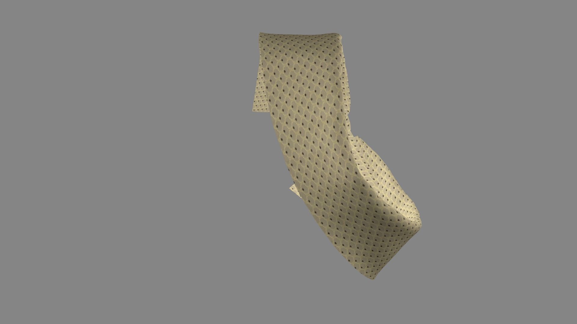 Dress collars scarves and necklaces decorated 3d models 3D model_3