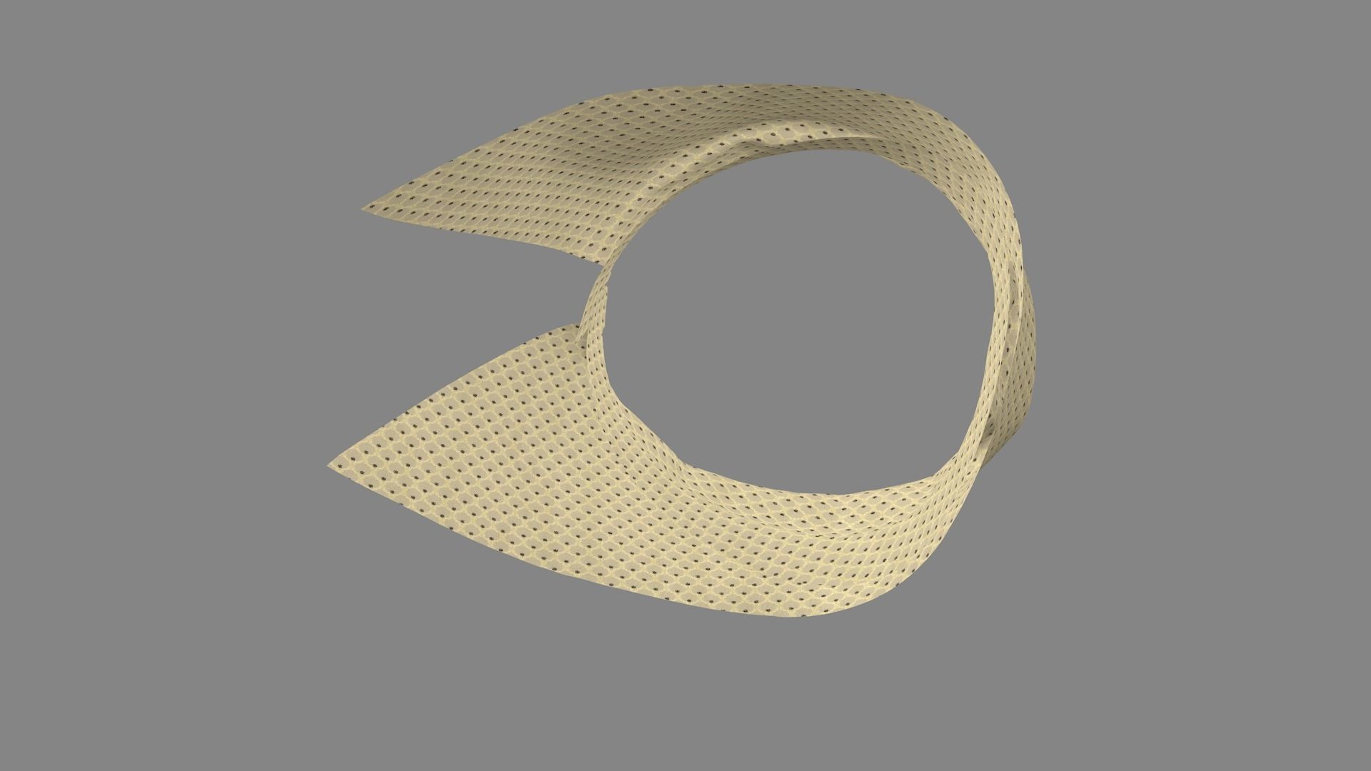 Dress collars scarves and necklaces decorated 3d models 3D model_2
