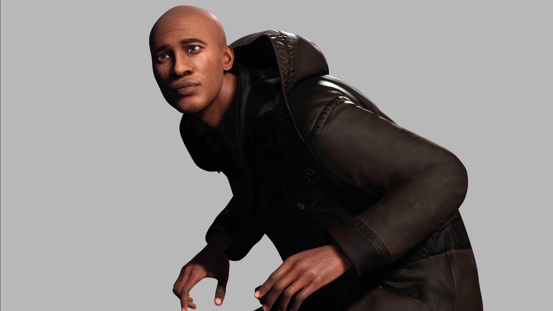 Realistic Father Marcus  Low-poly 3D model_3