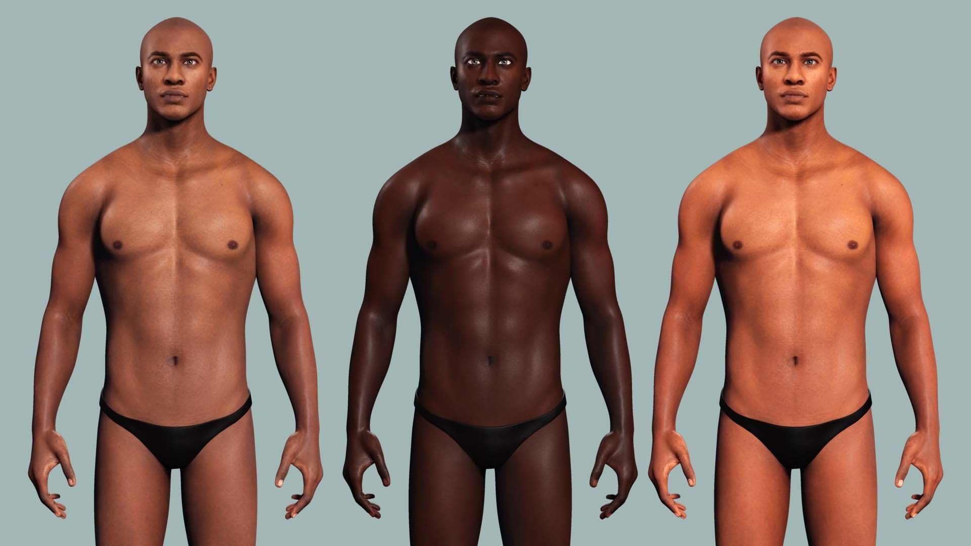 Realistic Father Marcus  Low-poly 3D model_8