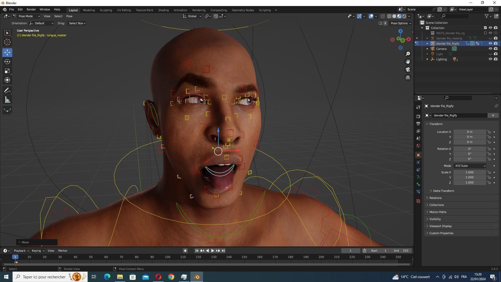 Realistic Father Marcus  Low-poly 3D model_30
