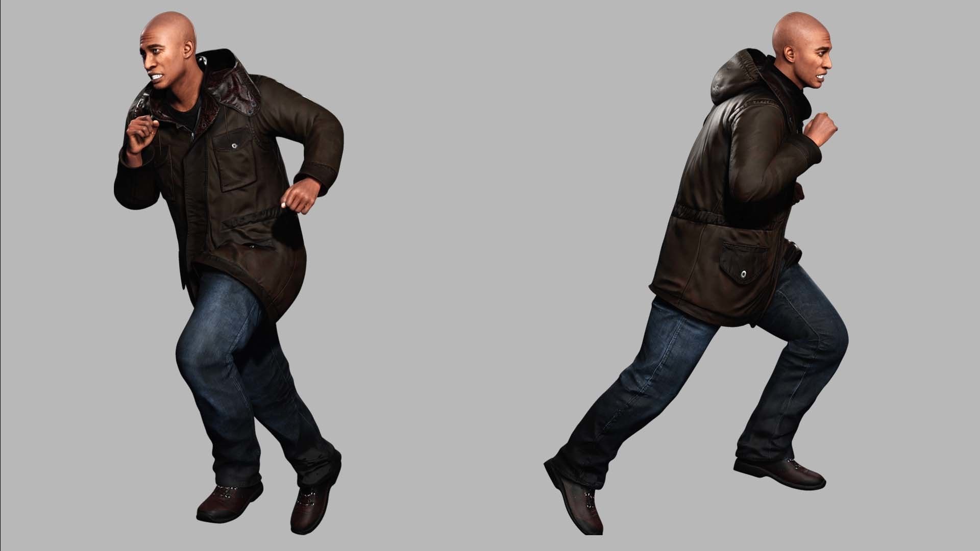 Realistic Father Marcus  Low-poly 3D model_2