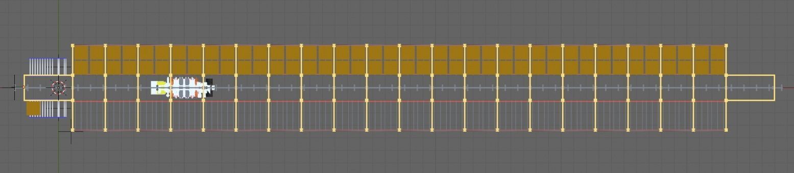 ASRS Double Deep and Rack System 3D designed model 3D model_4