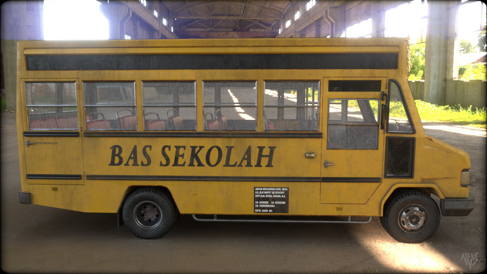 Bas Mini v03 Low-poly 3D model_1