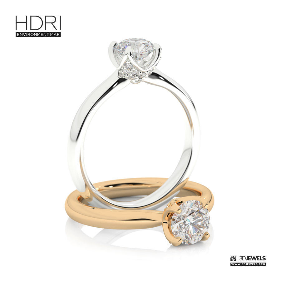 Studio HDRI Environment Map For 3D Jewelry Rendering 3D model_2