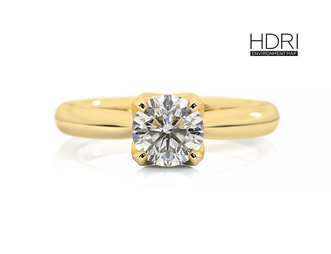 Studio HDRI Environment Map For 3D Jewelry Rendering 3D model