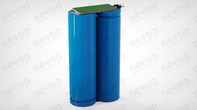 Battery pack 18650 - 1865 - 800052 - Enix Energies Free 3D model