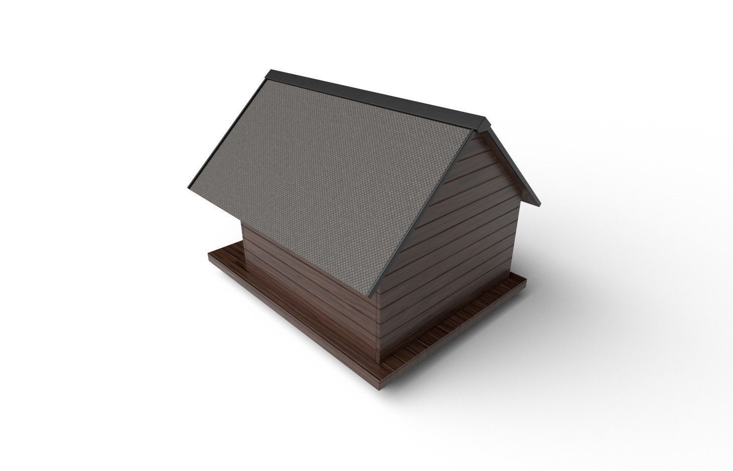 Dog House M02 Low-poly 3D model_6