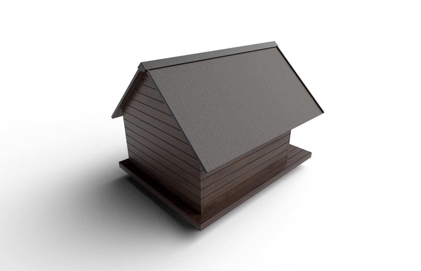 Dog House M02 Low-poly 3D model_7