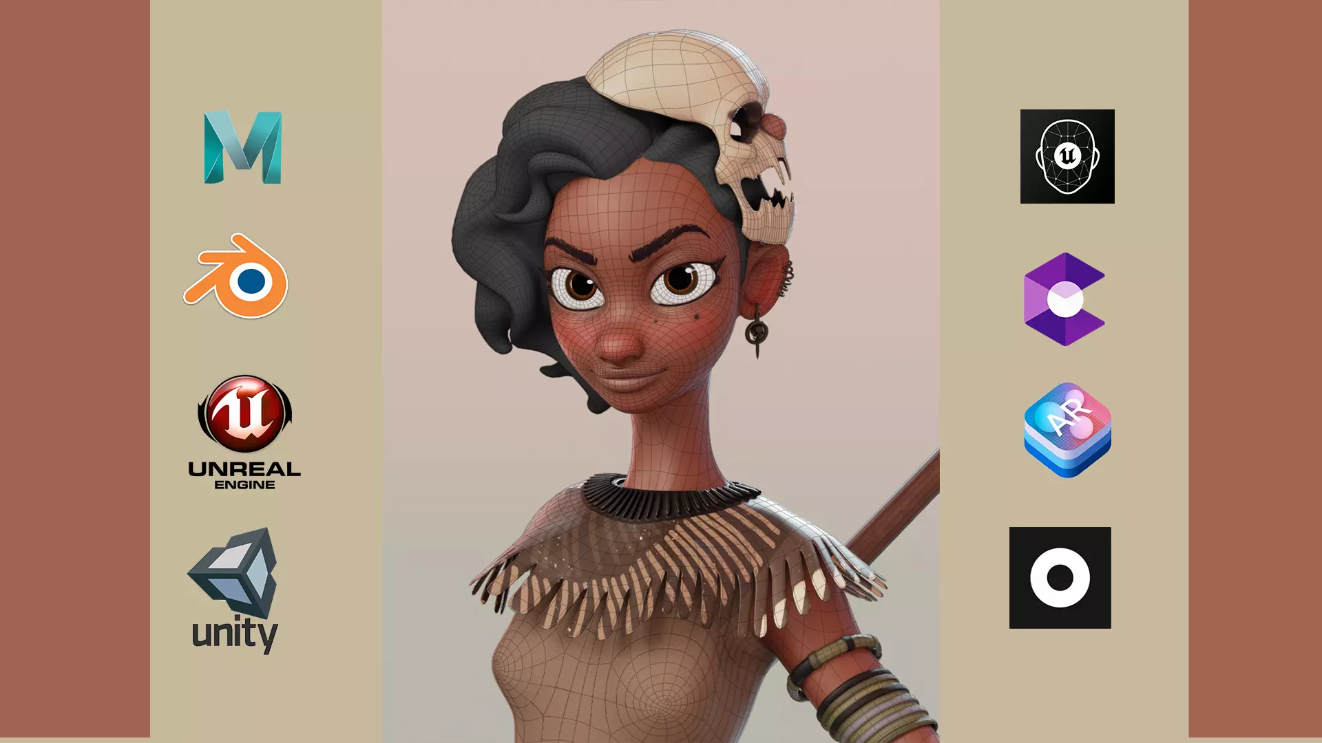 RUDO MAYA RIG 3D model