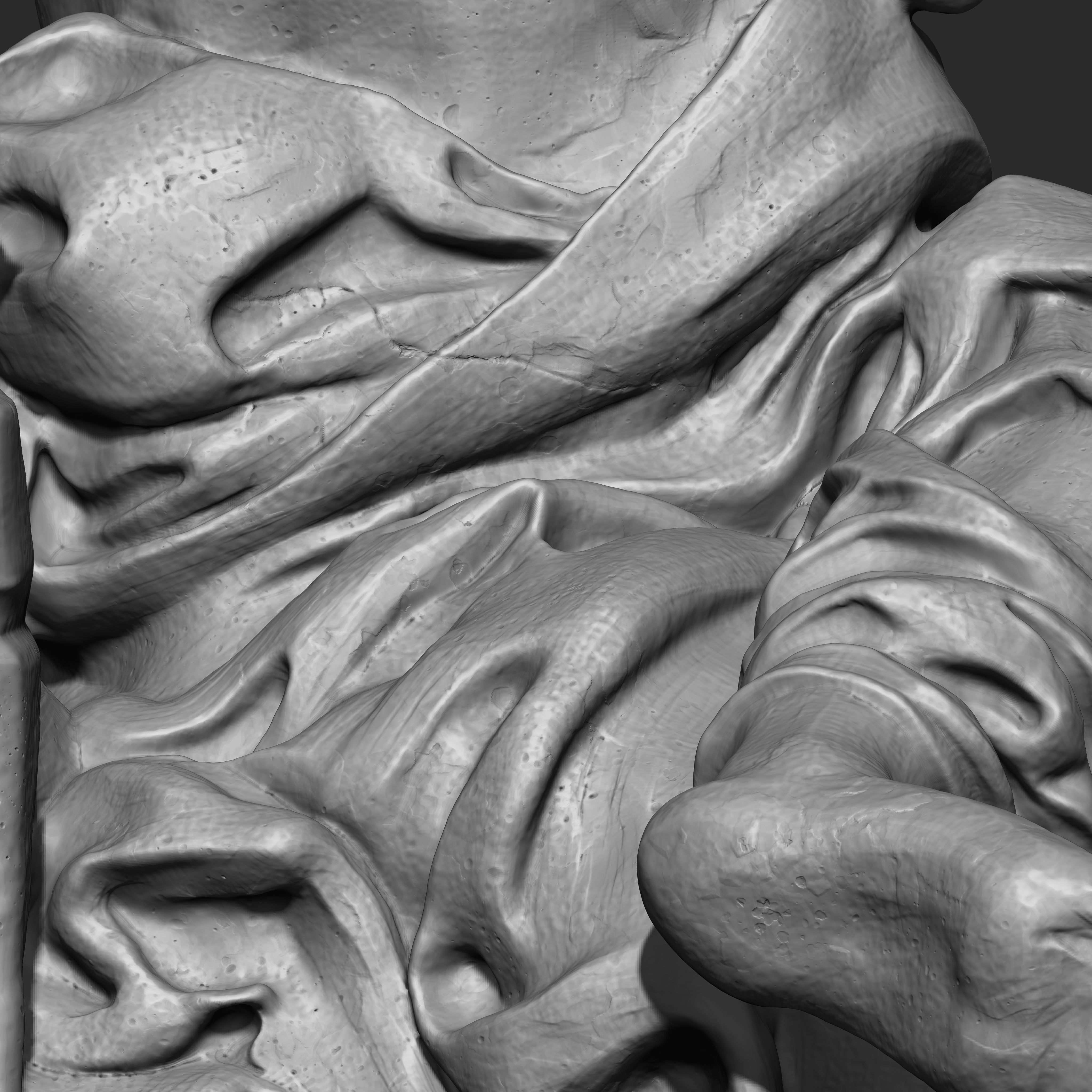 Saint jerome Character Sculpture Zbrush 2019 HighPoly 3D model_29