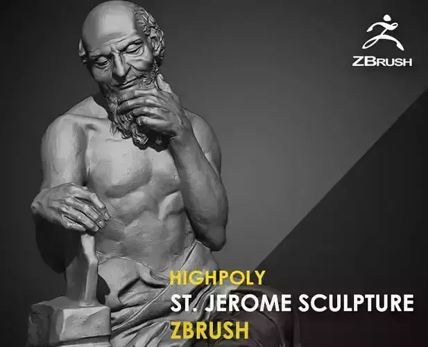 Saint jerome Character Sculpture Zbrush 2019 HighPoly
