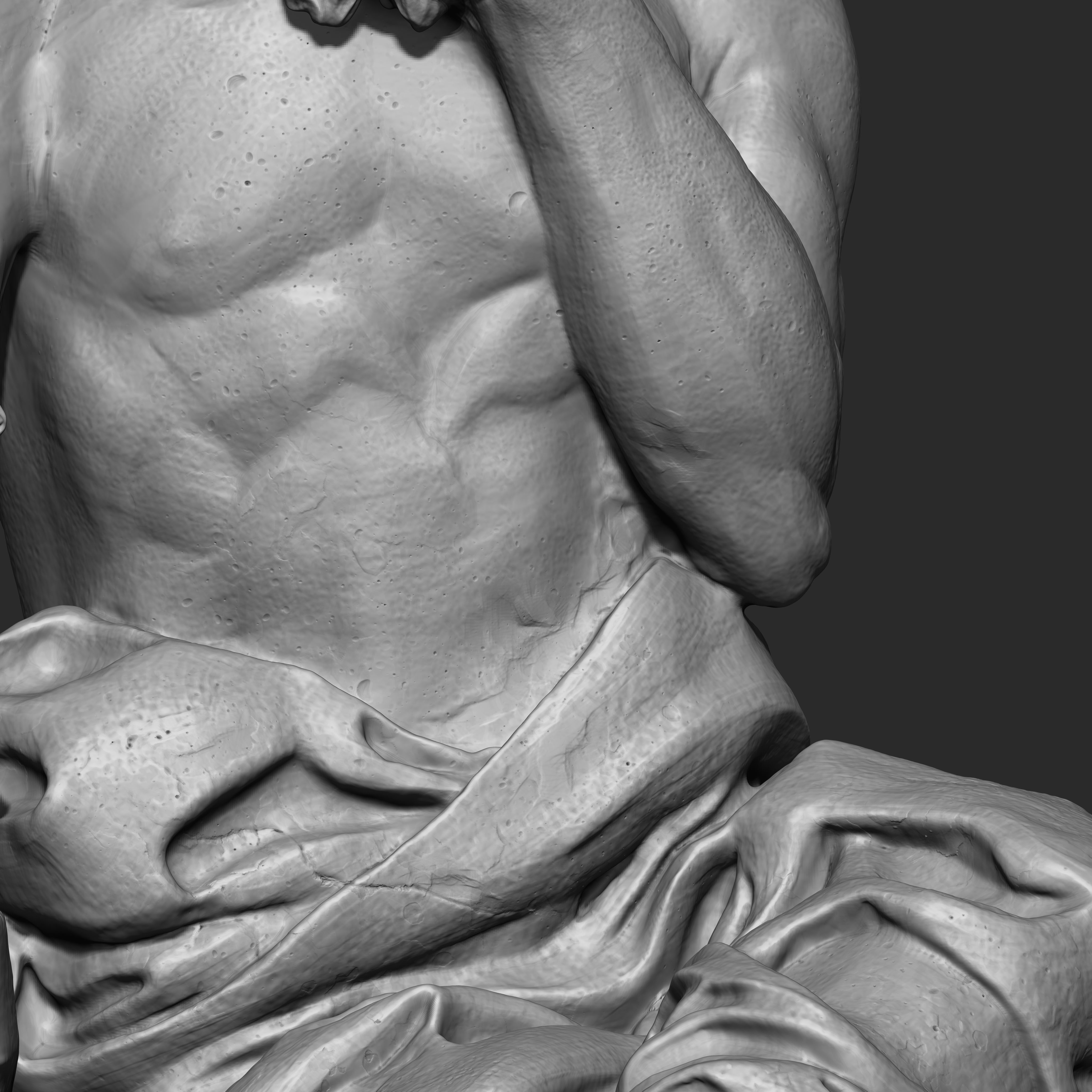 Saint jerome Character Sculpture Zbrush 2019 HighPoly 3D model_24