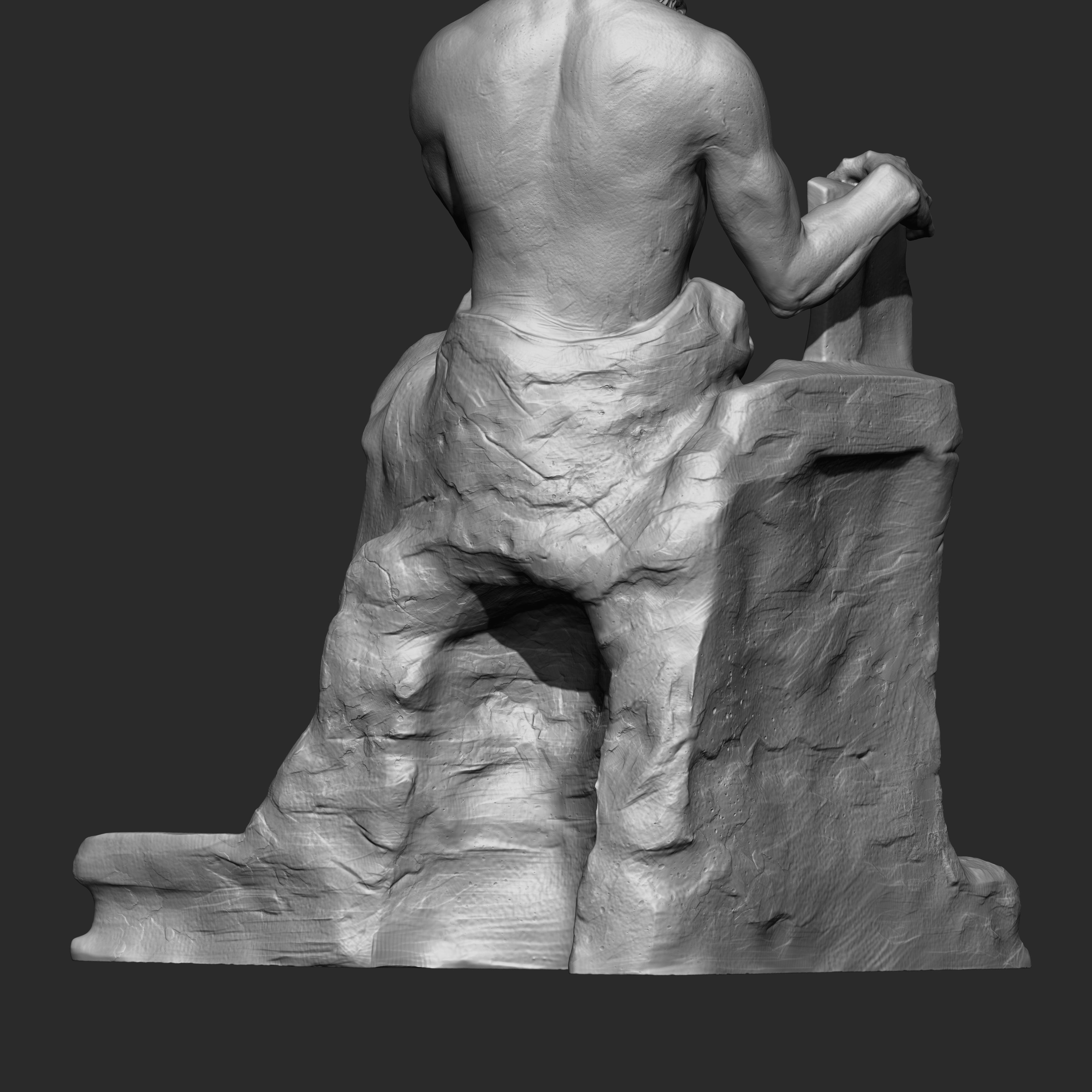 Saint jerome Character Sculpture Zbrush 2019 HighPoly 3D model_28