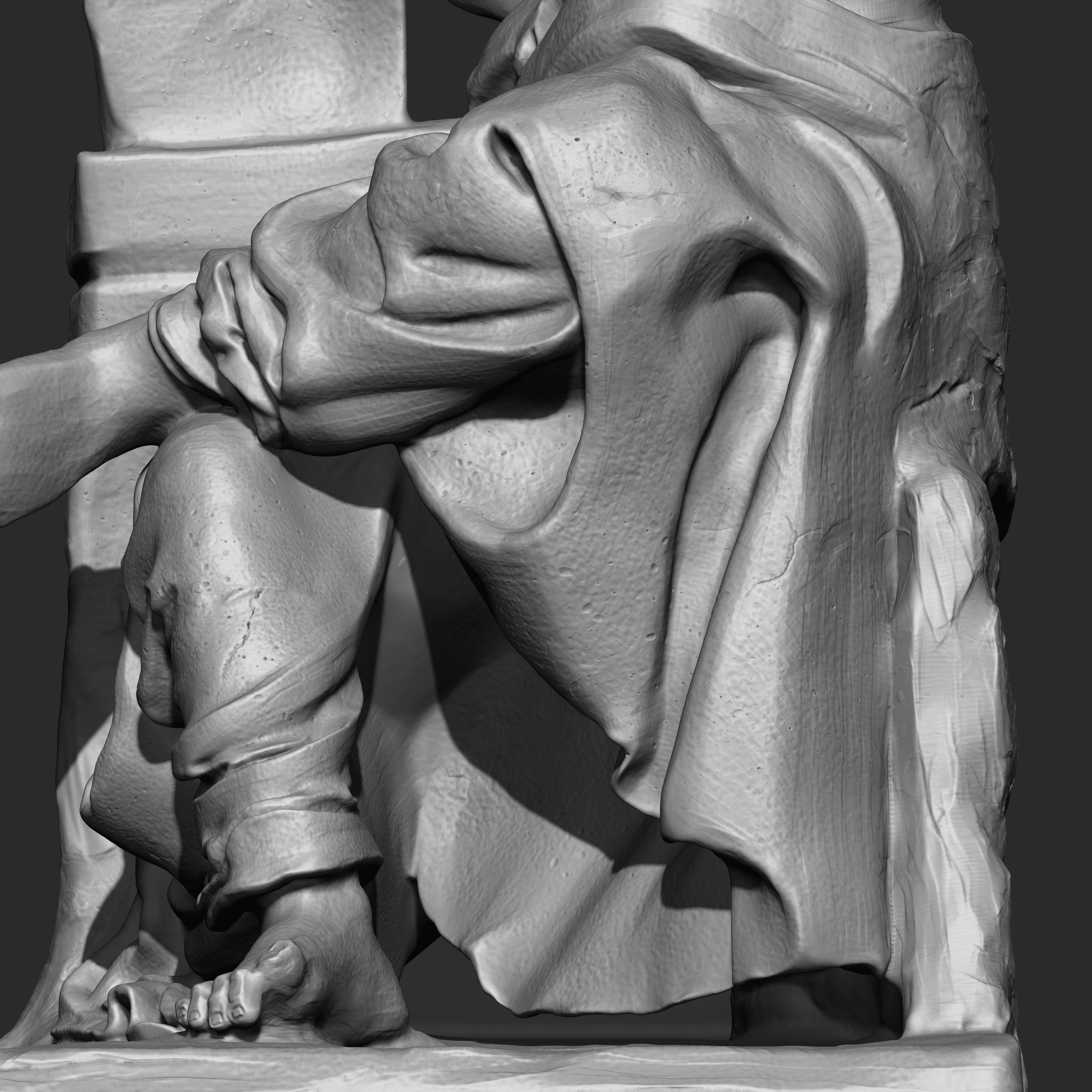 Saint jerome Character Sculpture Zbrush 2019 HighPoly 3D model_31