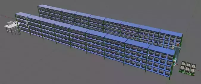 DAS Digital Assorting System 3D designed model