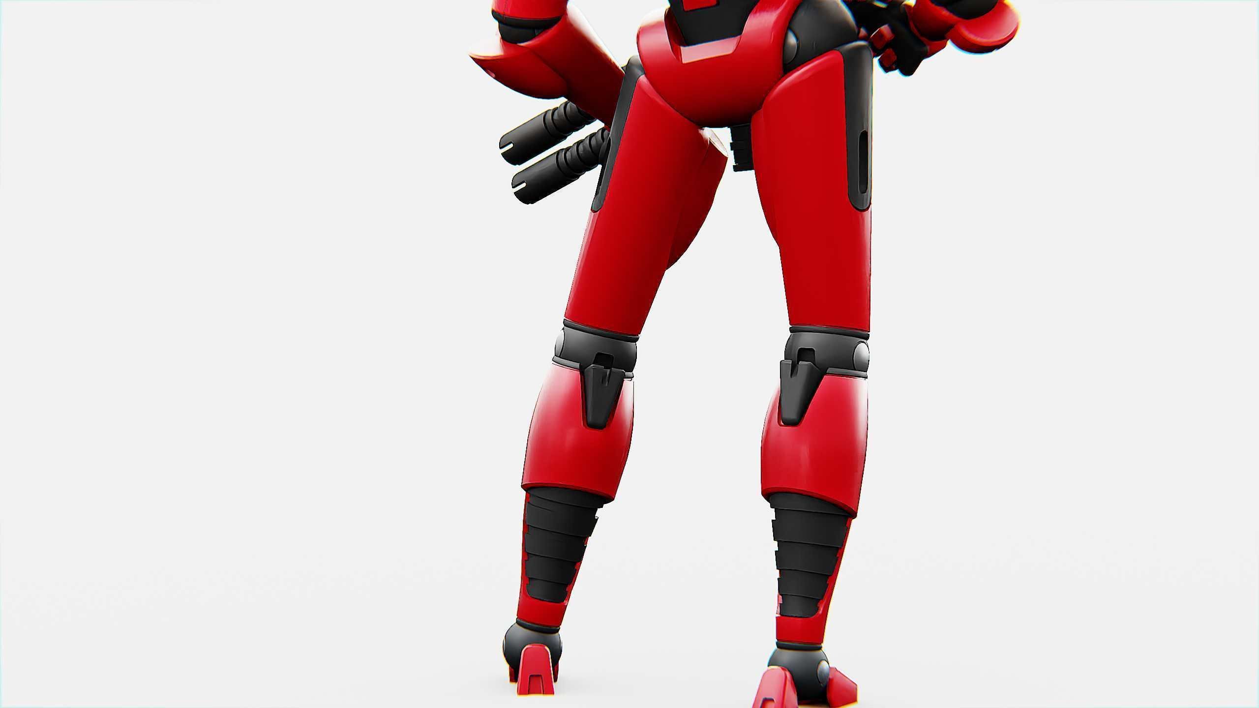 COLONY TROOPER X-3000 Rigged for Unreal Engine - Unity - MIXAMO 3D model_29