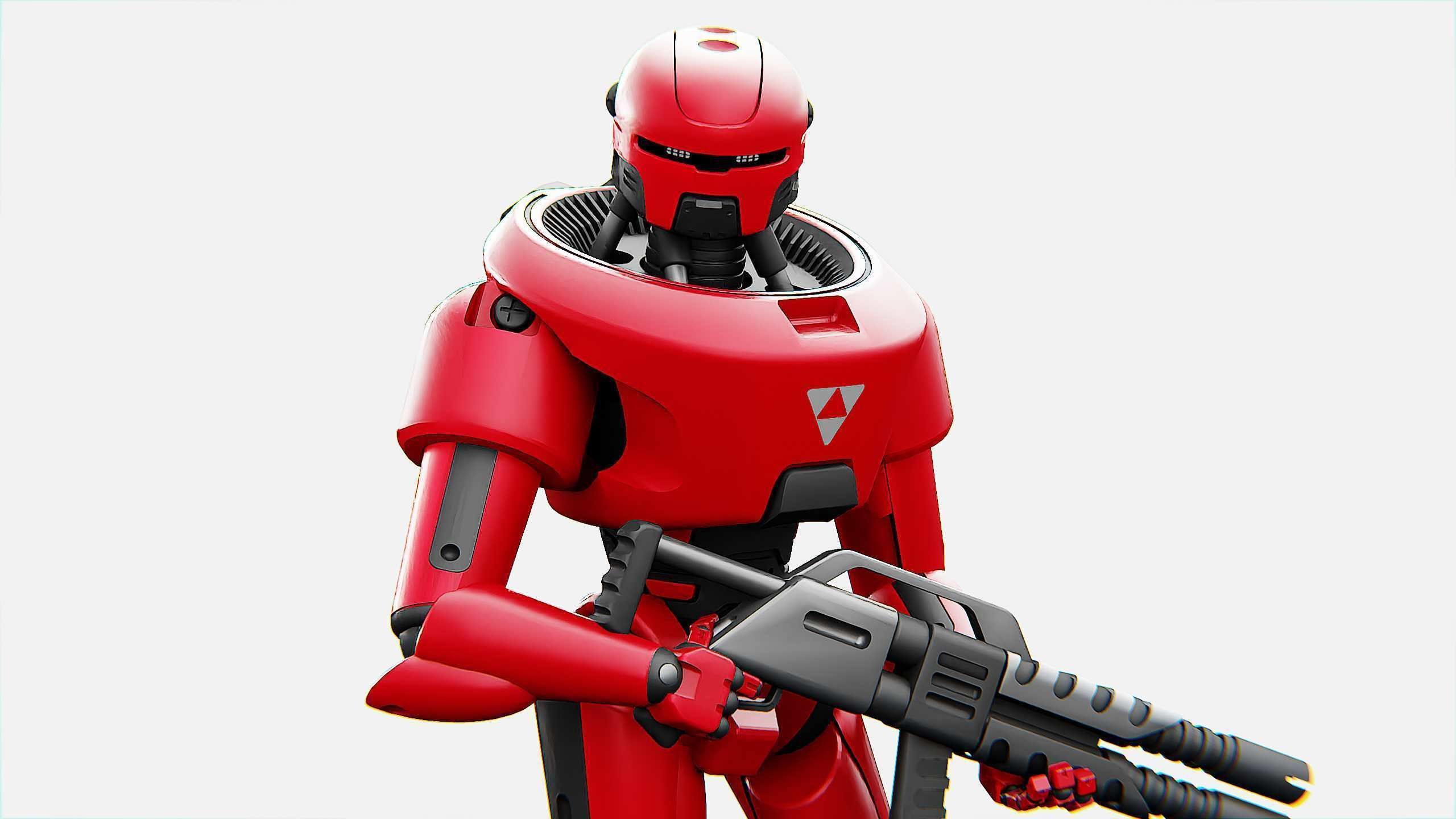 COLONY TROOPER X-3000 Rigged for Unreal Engine - Unity - MIXAMO 3D model_20