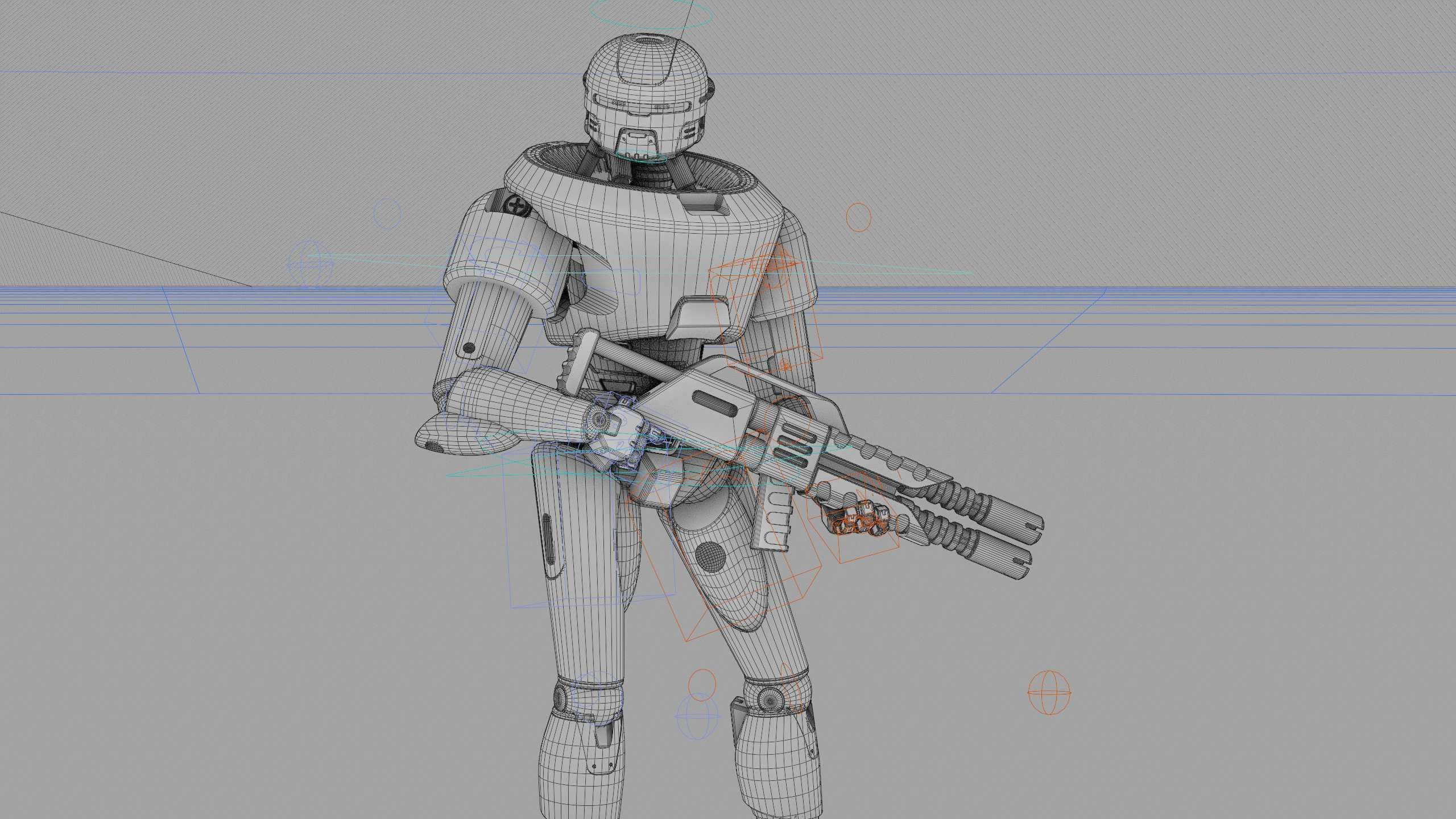 COLONY TROOPER X-3000 Rigged for Unreal Engine - Unity - MIXAMO 3D model_40