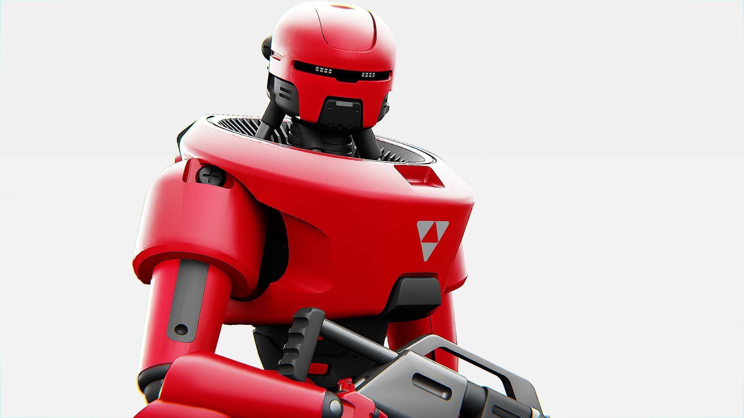 COLONY TROOPER X-3000 Rigged for Unreal Engine - Unity - MIXAMO 3D model_21