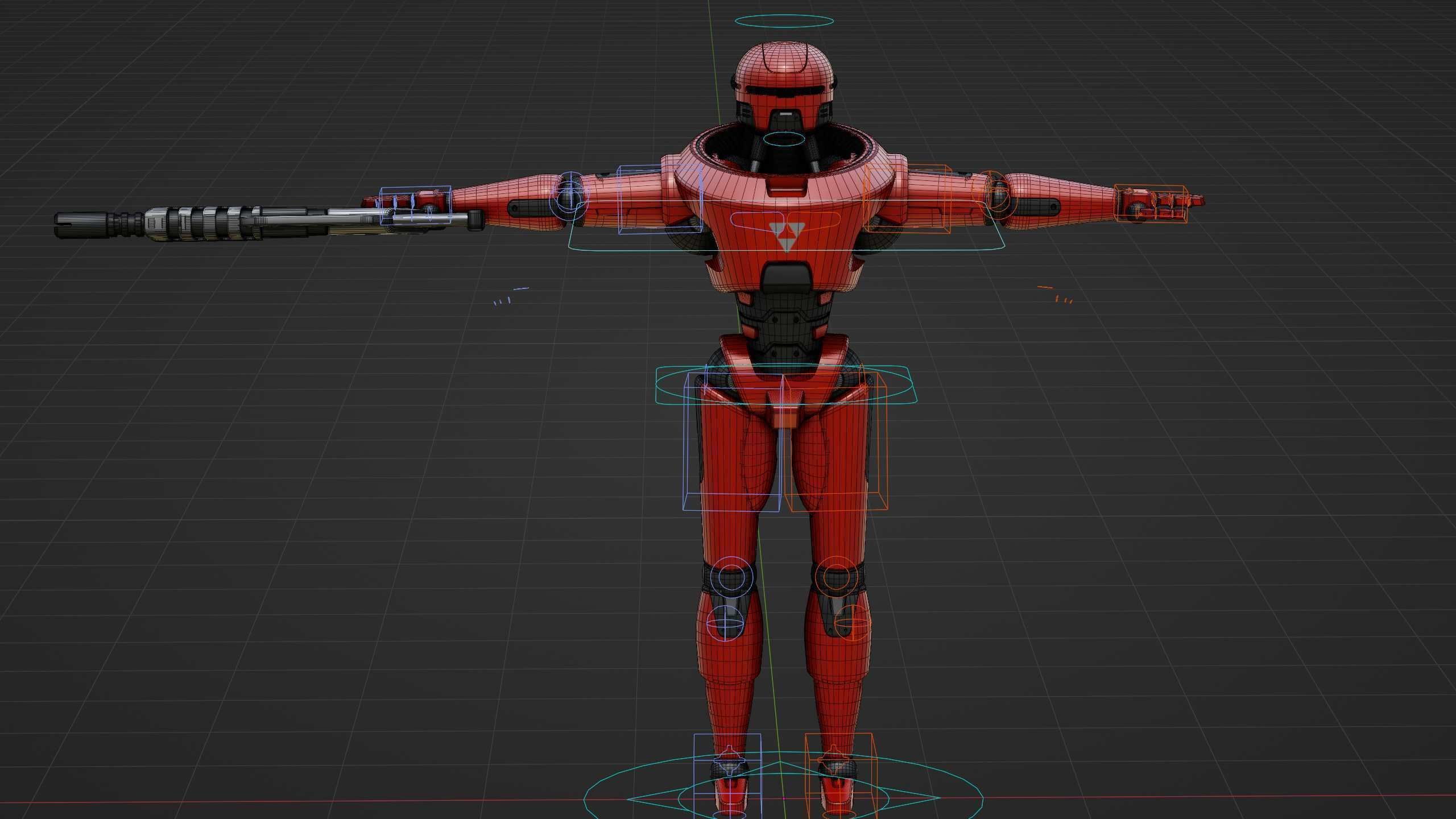 COLONY TROOPER X-3000 Rigged for Unreal Engine - Unity - MIXAMO 3D model_39