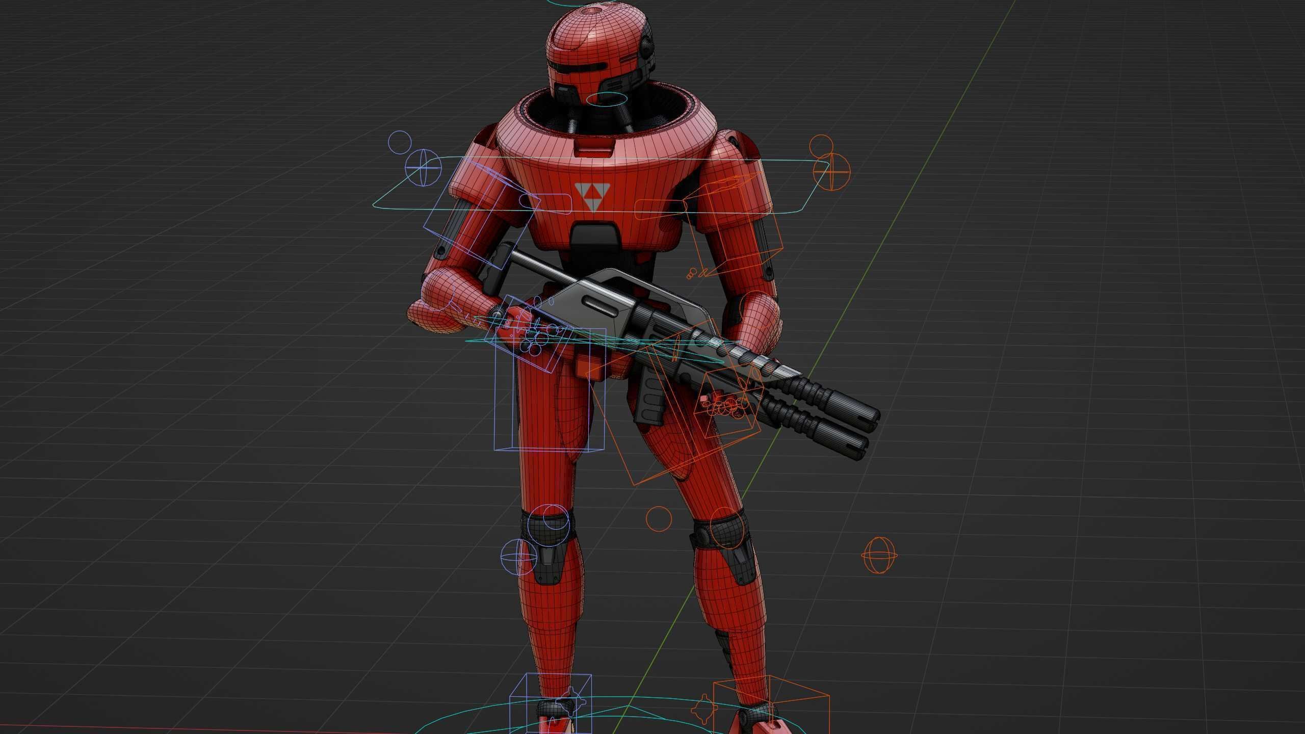 COLONY TROOPER X-3000 Rigged for Unreal Engine - Unity - MIXAMO 3D model_37