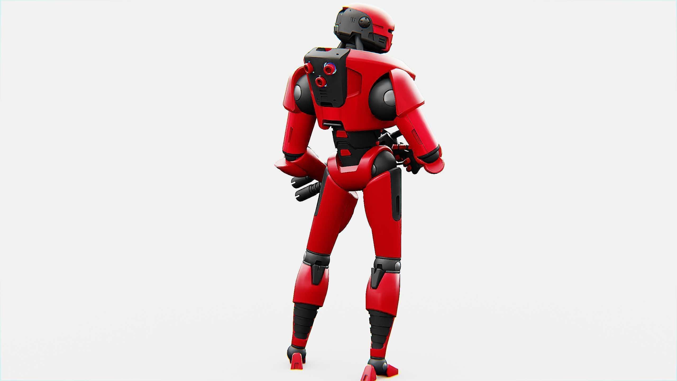 COLONY TROOPER X-3000 Rigged for Unreal Engine - Unity - MIXAMO 3D model_11