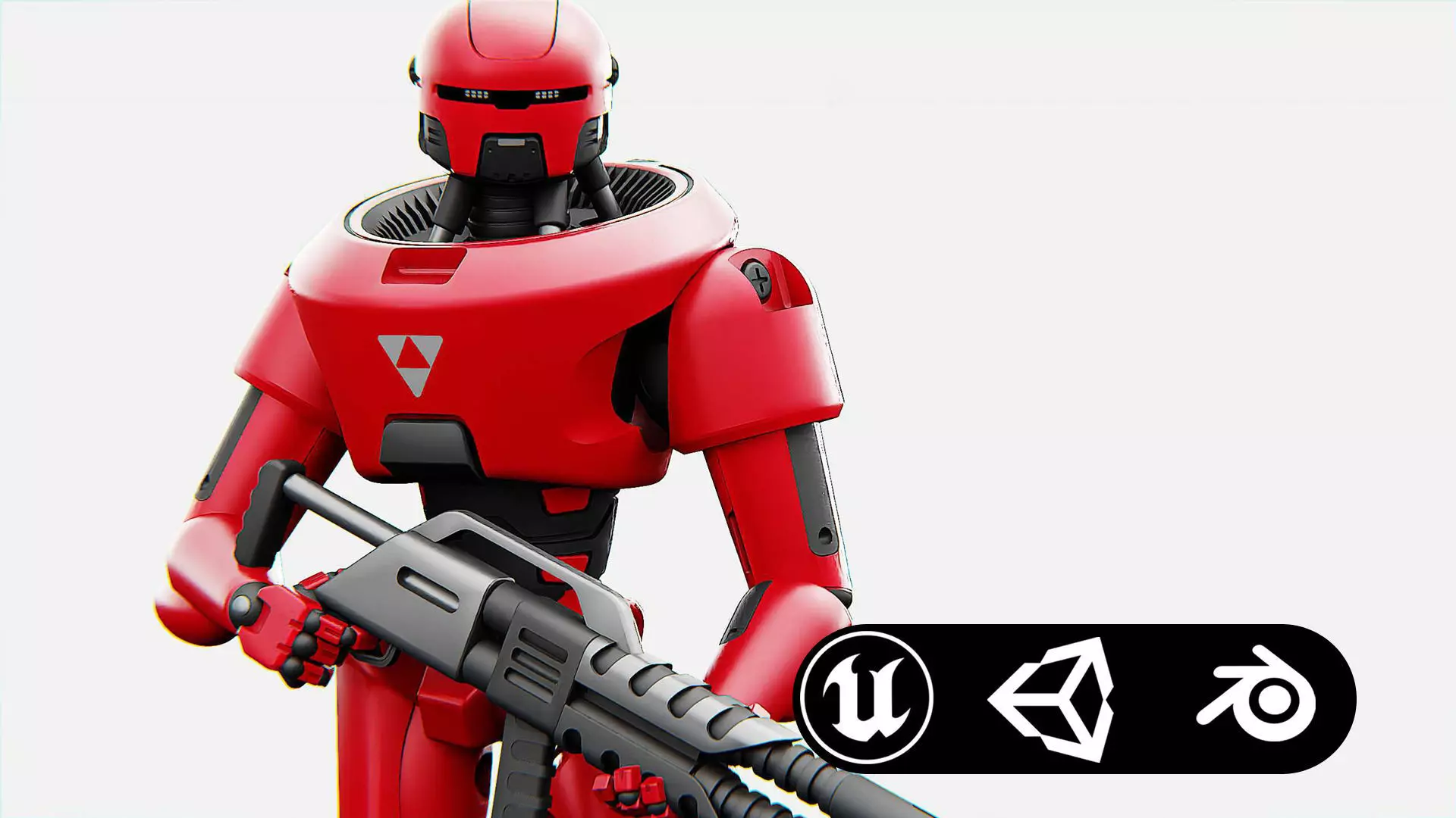 COLONY TROOPER X-3000 Rigged for Unreal Engine - Unity - MIXAMO 3D model_0