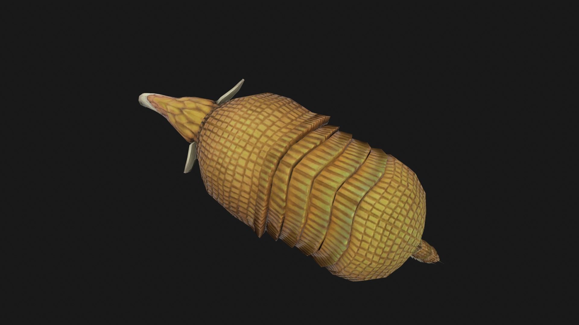 Armadillo Low-poly 3D model_7