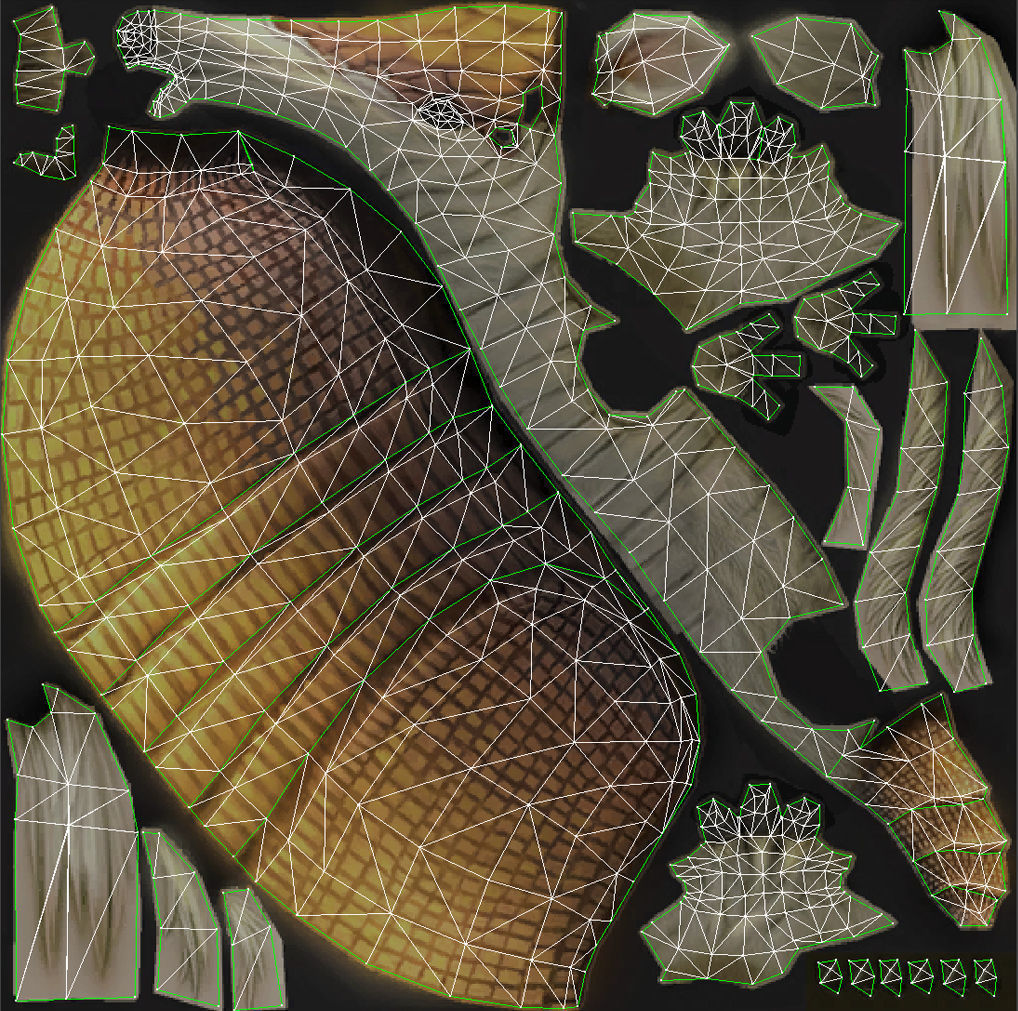 Armadillo Low-poly 3D model_9