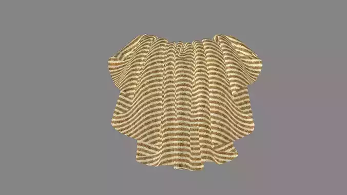 Dress collars scarves and necklaces decorated 3d models