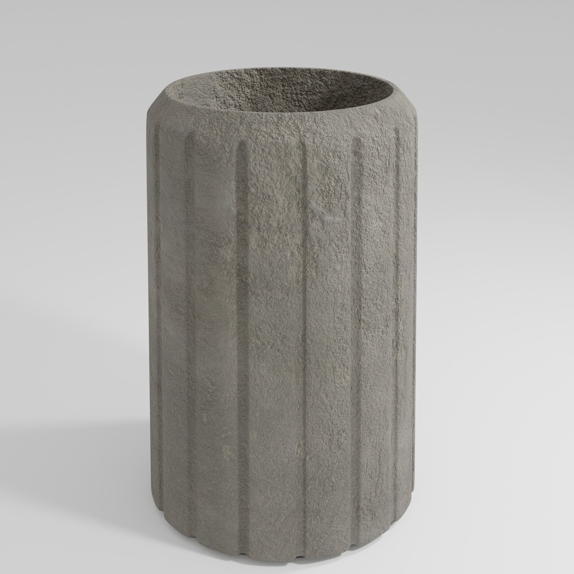 Dump  Street Bin  Free 3D model_3