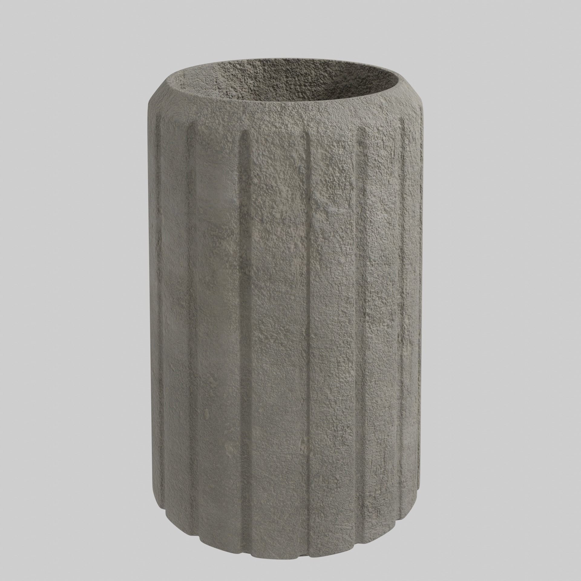 Dump  Street Bin  Free 3D model_1