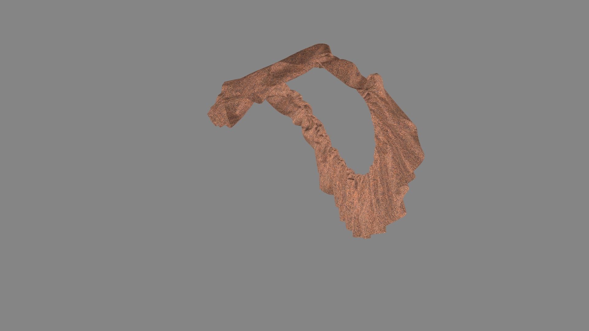 Dress collars scarves and necklaces decorated 3d models 3D model_6