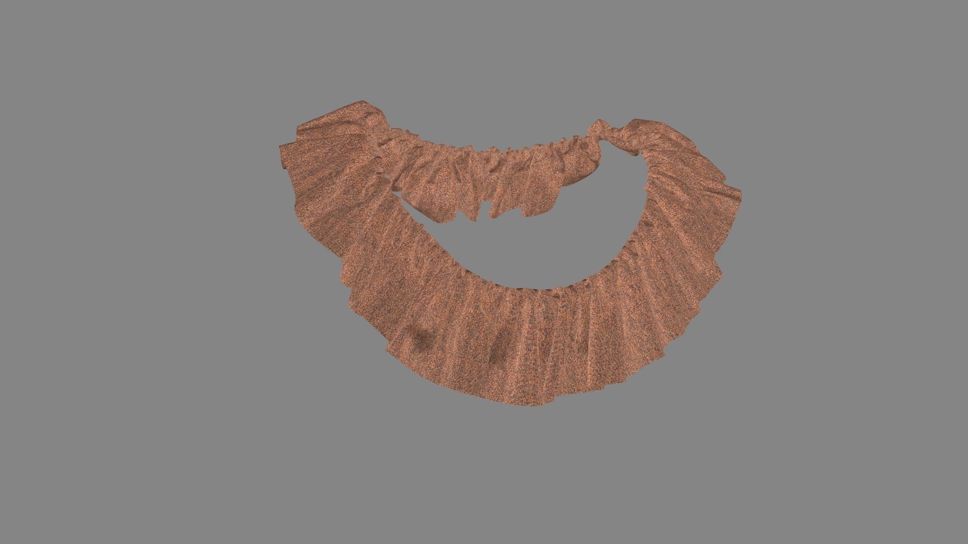 Dress collars scarves and necklaces decorated 3d models 3D model_2