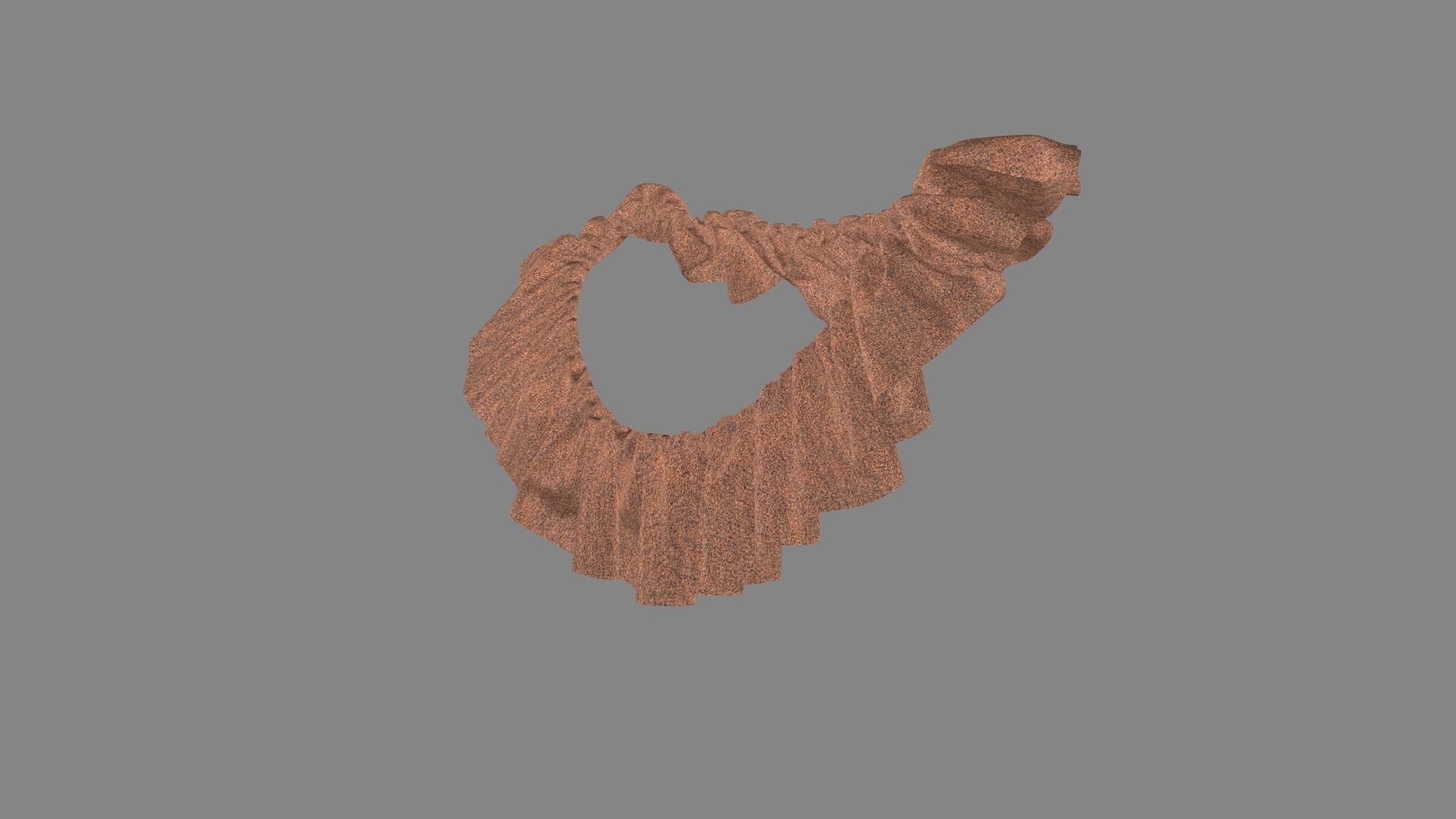 Dress collars scarves and necklaces decorated 3d models 3D model_3