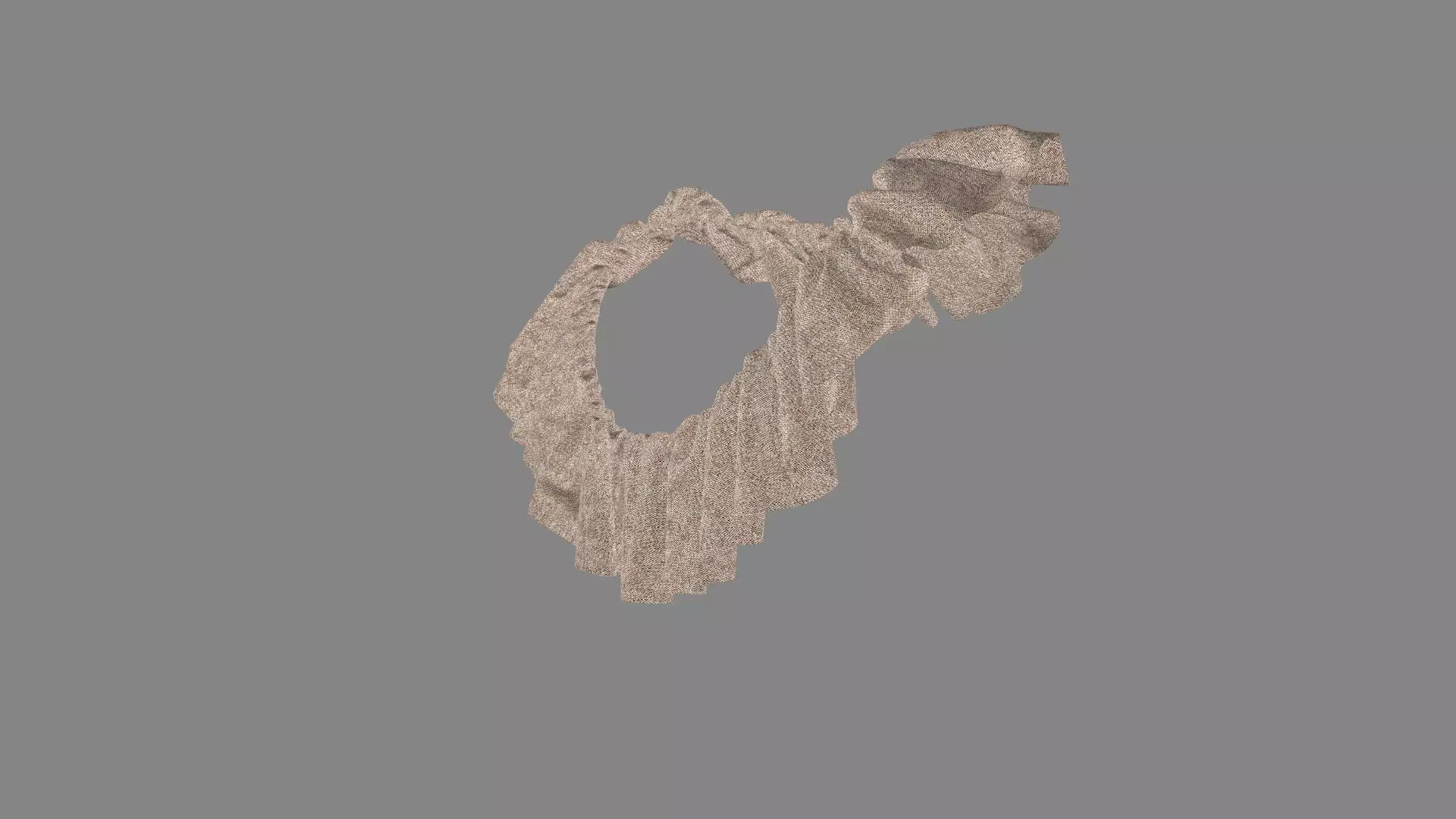 Dress collars scarves and necklaces decorated 3d models 3D model_0