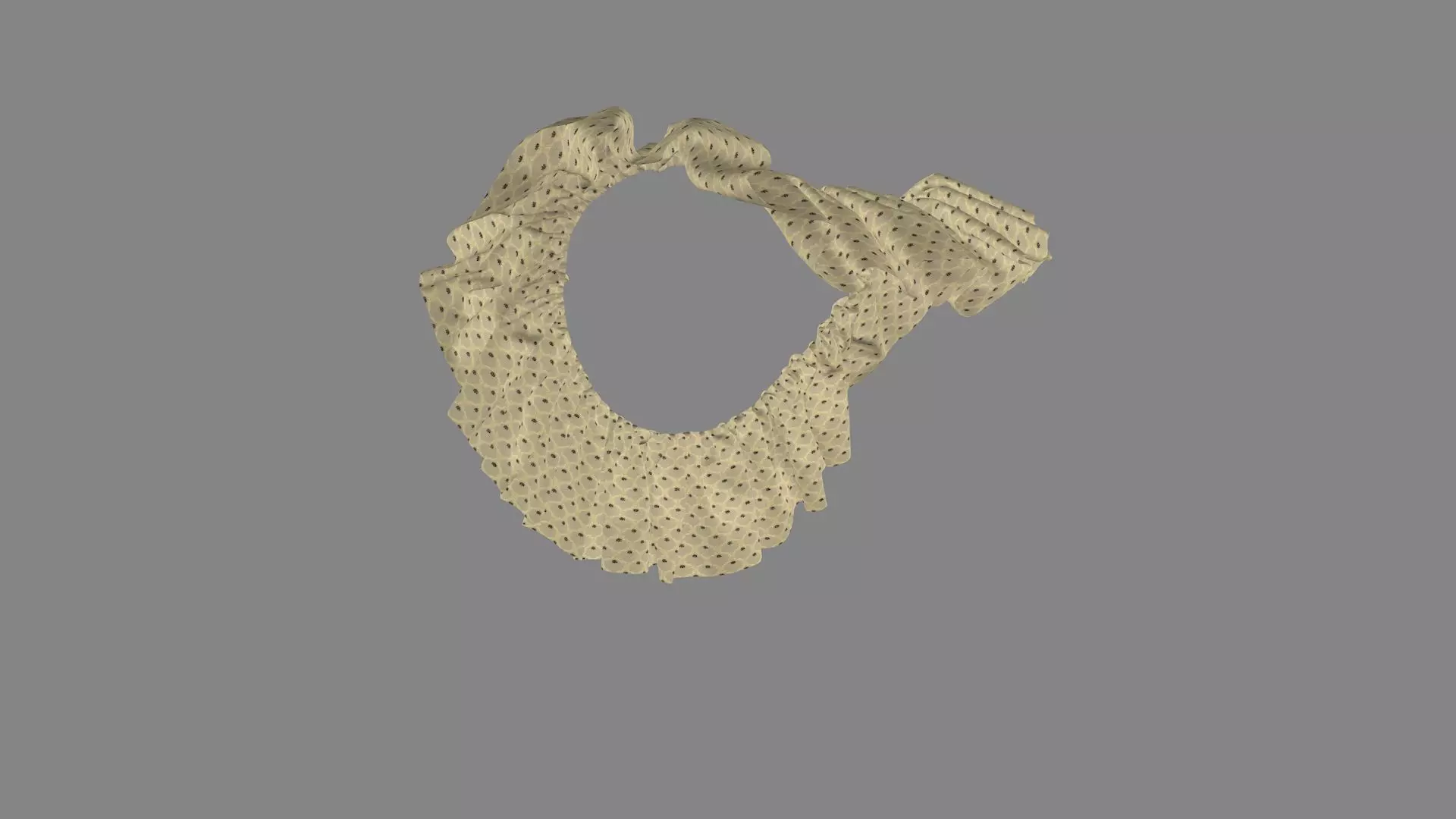 Dress collars scarves and necklaces decorated 3d models 3D model_0