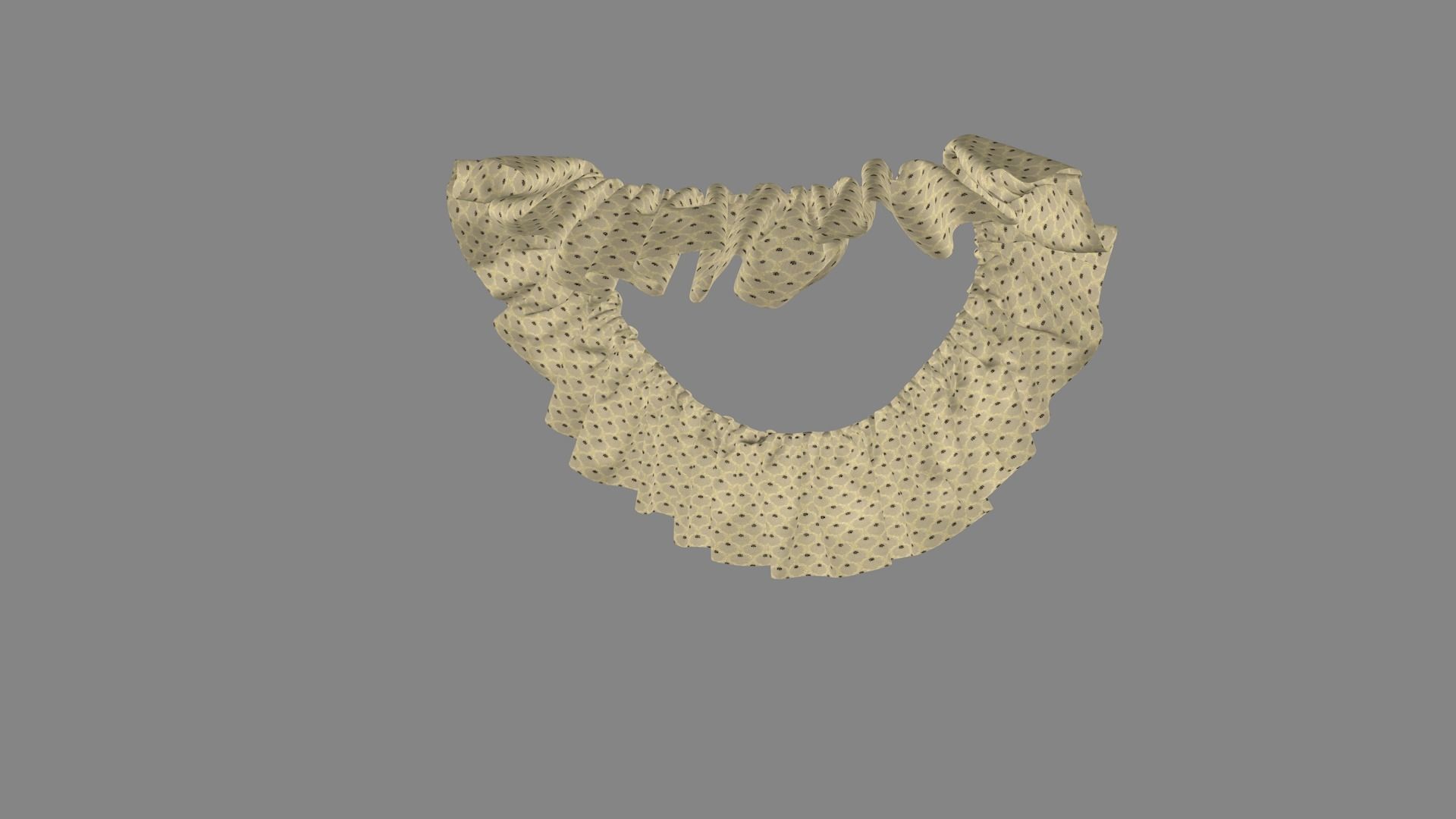 Dress collars scarves and necklaces decorated 3d models 3D model_2