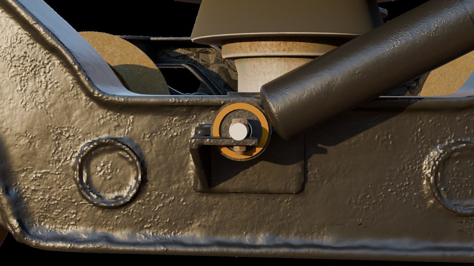 Train Bogie 3D model_4